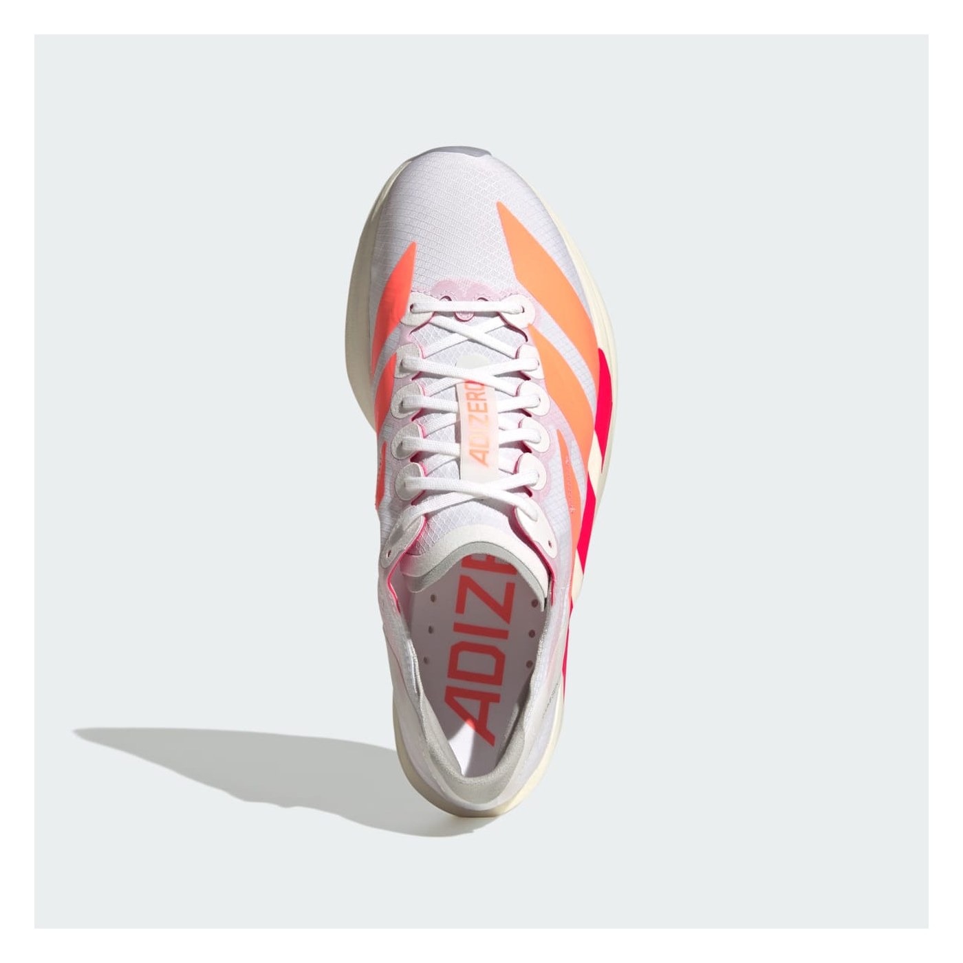 Adidas Adizero Takumi Sen 11, Detail Schaft und Schnürung