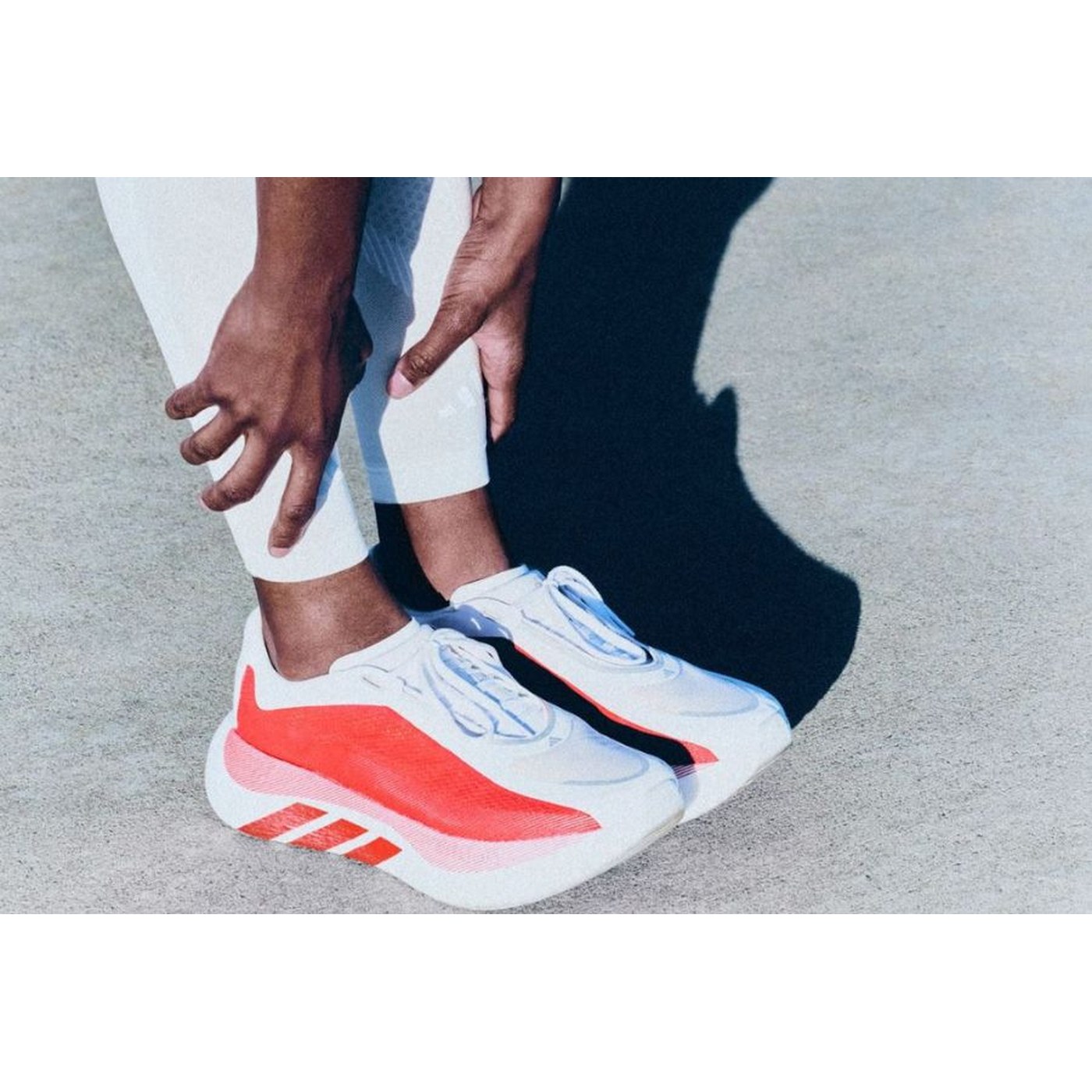 Adidas Hyperboost Edge vue détail au pied