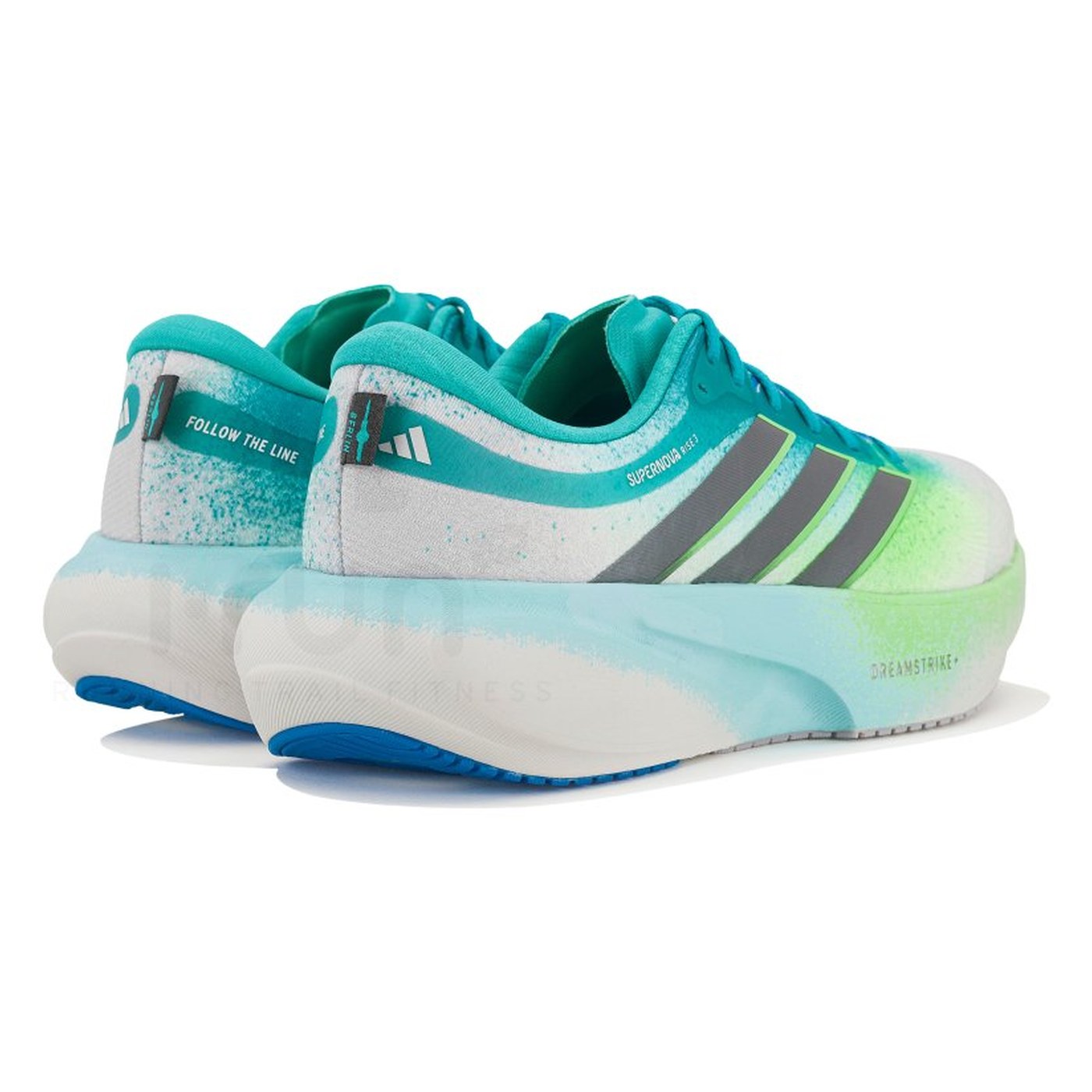 Adidas Supernova Rise 3 vue talon arrière trois quarts