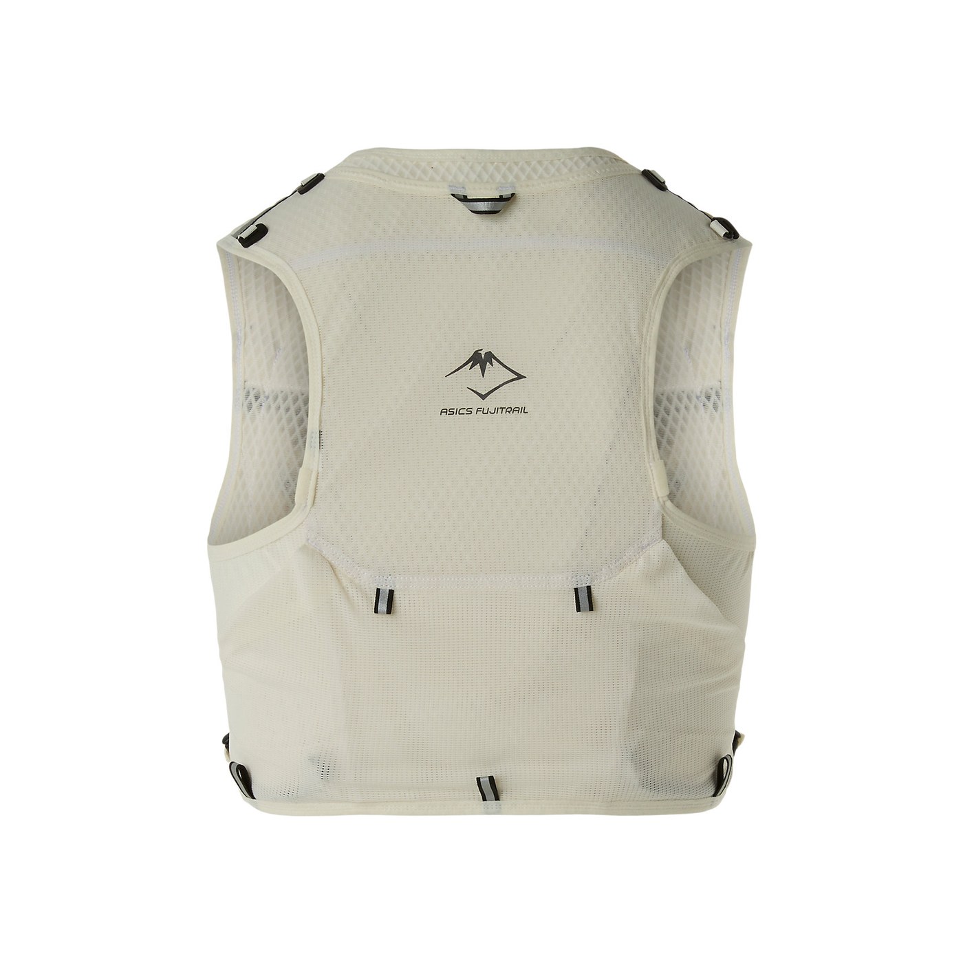 Asics Fujitrail Vest 7L vue de dos avec motif Mont Fuji