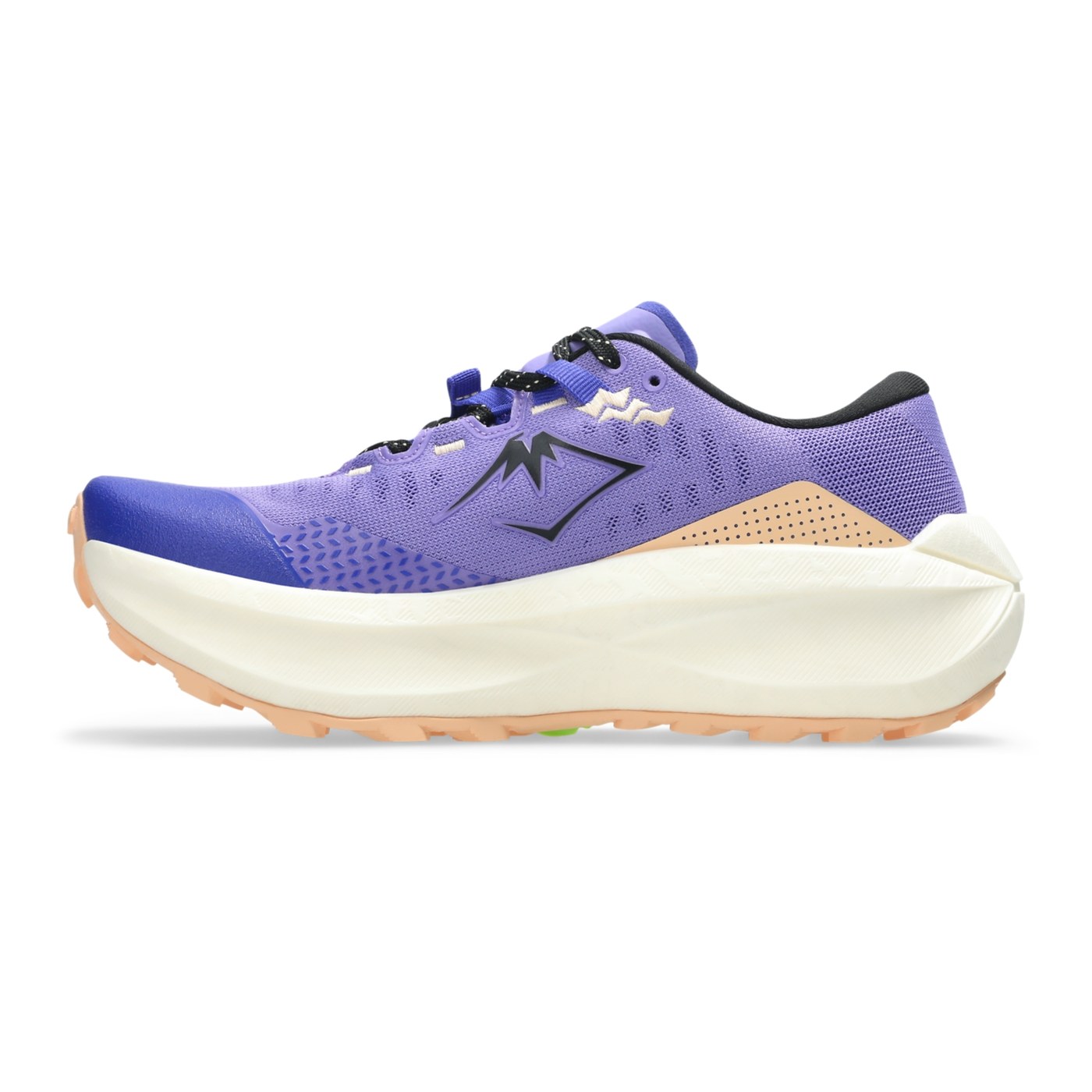 Asics Trabuco Max 5 vue de profil latéral montrant le stack 39 mm