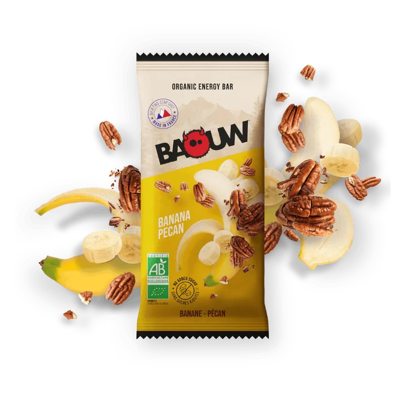 Baouw Barre énergétique Extra Banane Pécan