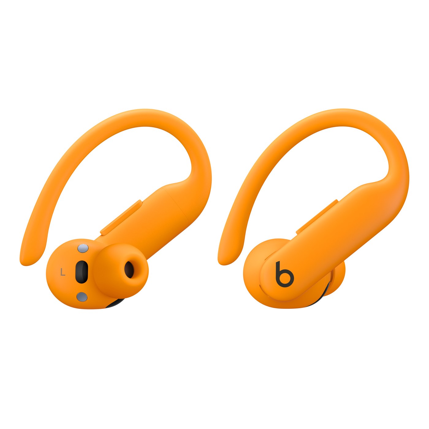 Beats Powerbeats Pro 2, vue de face de la paire d'écouteurs