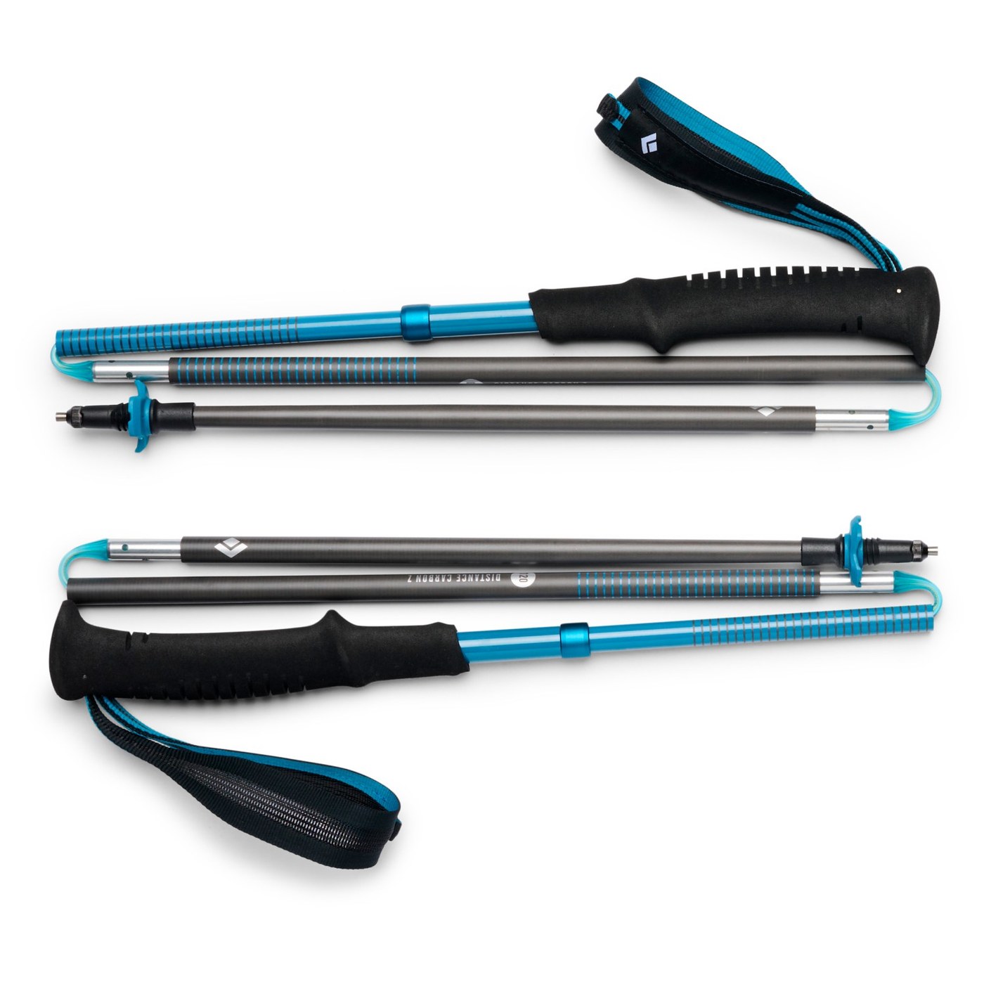 Black Diamond Distance Carbon Z détail système Z-fold articulation