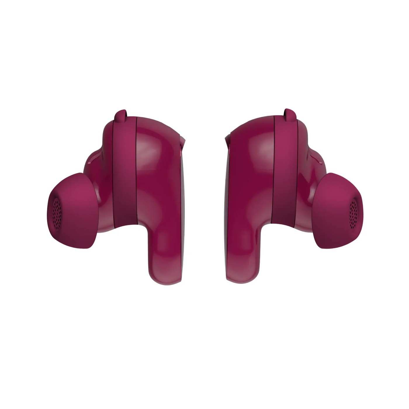 Bose QuietComfort Ultra Earbuds 2 vus de profil, embout en silicone et ailette de stabilisation