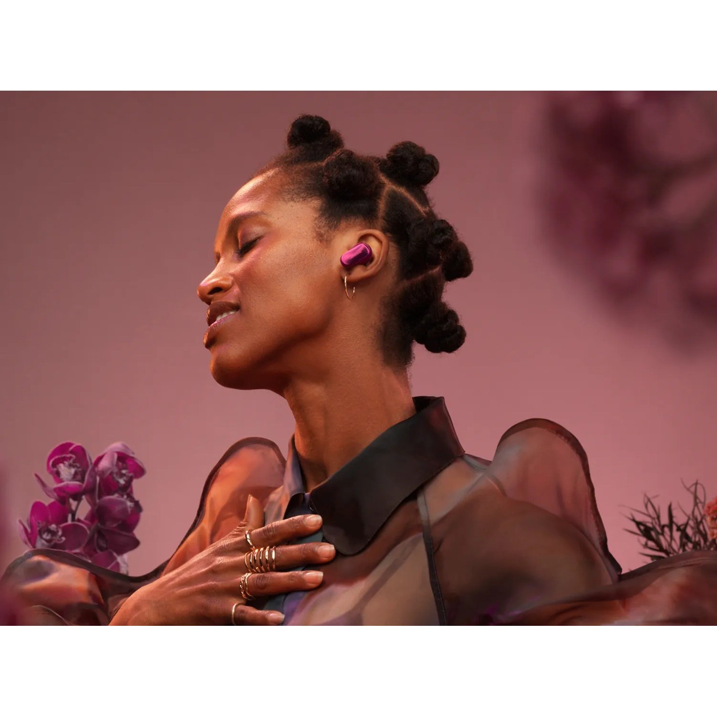 Bose QuietComfort Ultra Earbuds 2 portés à l'oreille, coloris Deep Plum