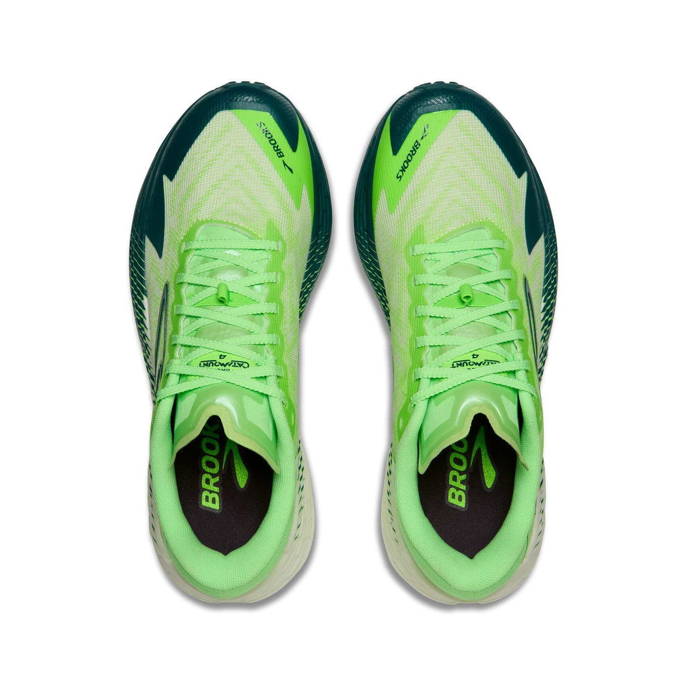 Brooks Catamount 4, vue du dessus