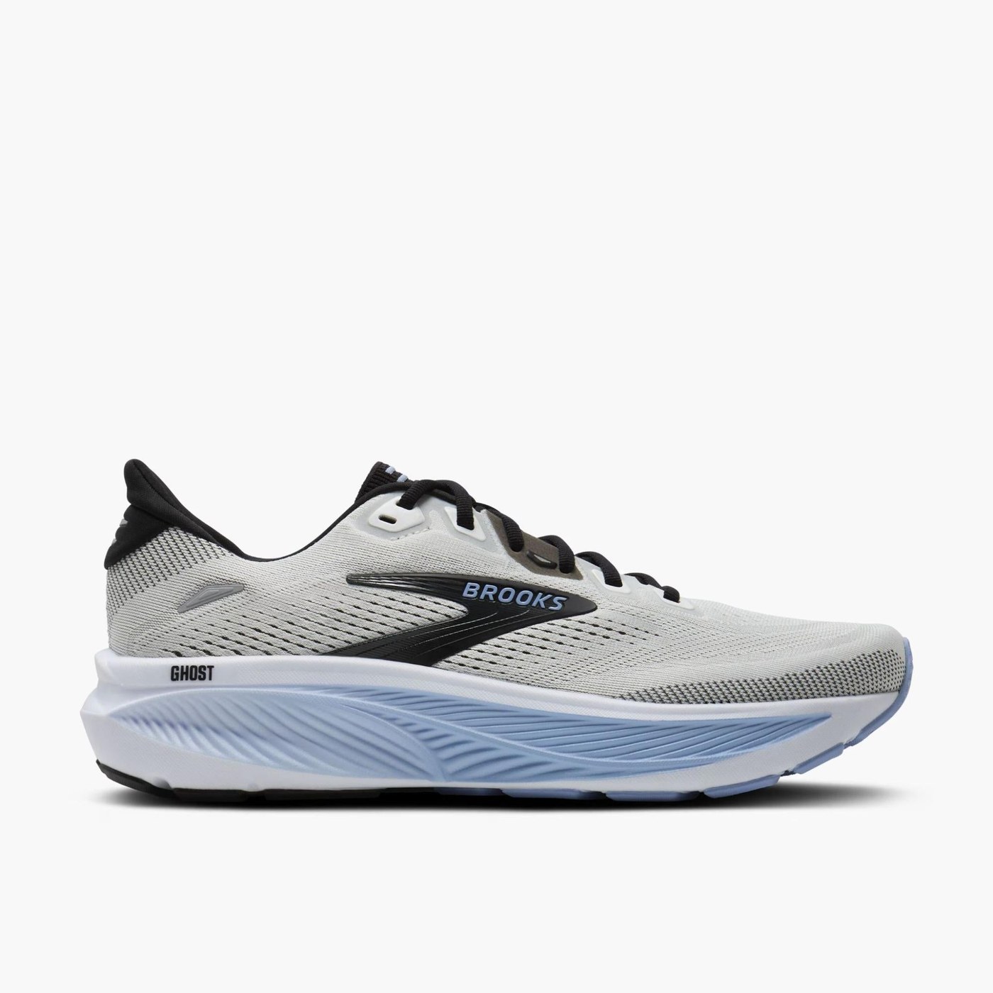Brooks Ghost 18 vue de profil avec marquage GHOST