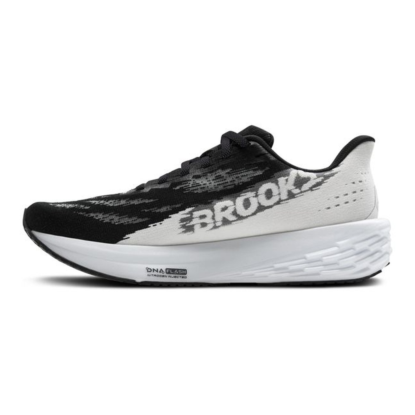 Brooks Launch 11, side view showing the DNA Flash midsole