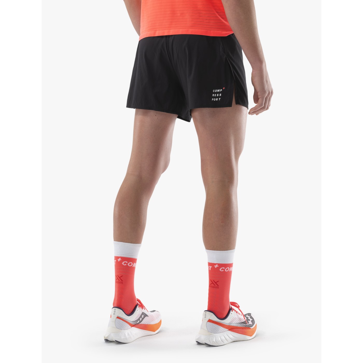 Compressport Racing Split Short vue de profil detail taille