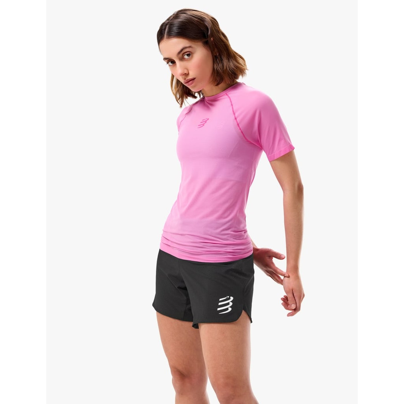 Compressport Trail Racing SS Tshirt, vue 3/4 face