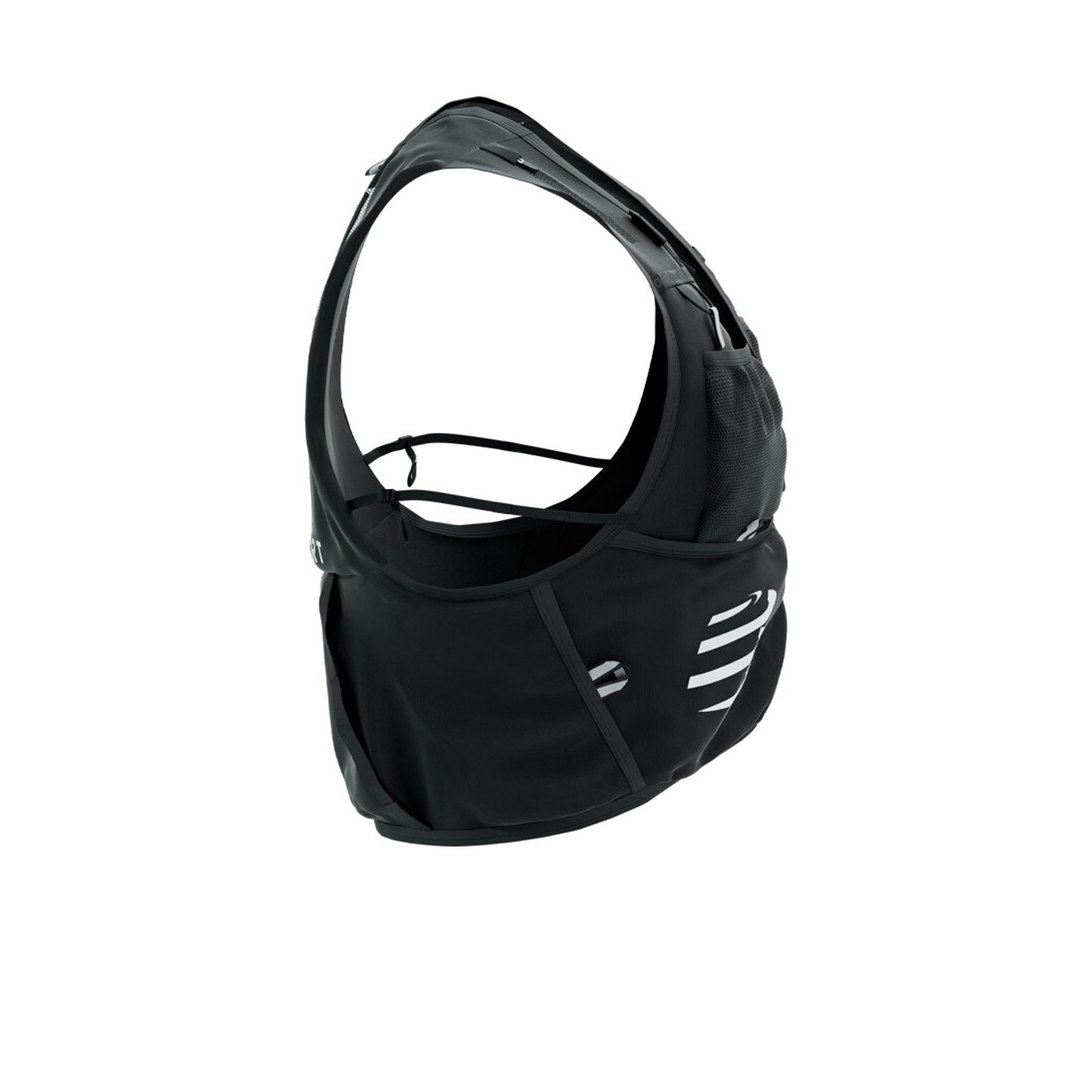 Compressport UltRun Evo 10 V2 vue profil latéral fermeture élastique