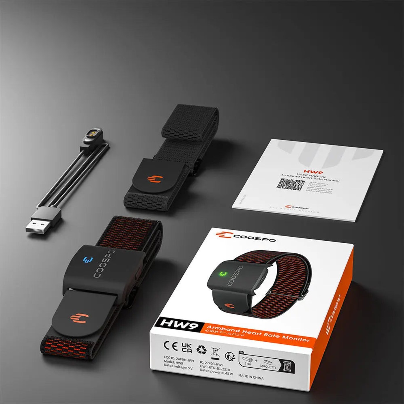 Coospo HW9, emballage