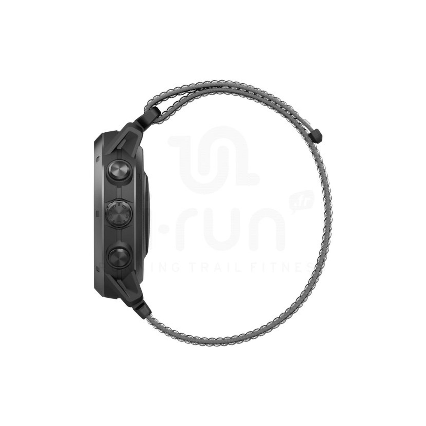 COROS Apex 2 Pro vue de profil avec les trois boutons physiques