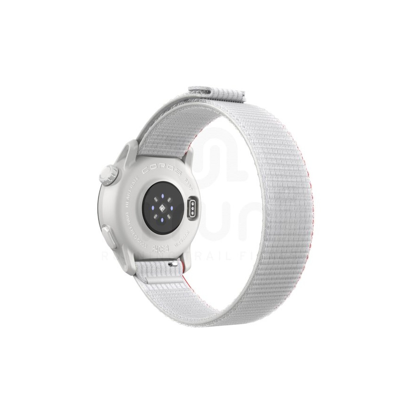 Coros Pace 3 vue arrière, capteur cardio optique