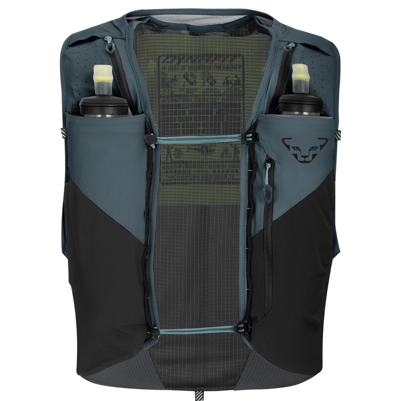 Dynafit Ultra 12 vue de face a plat avec les deux flasques