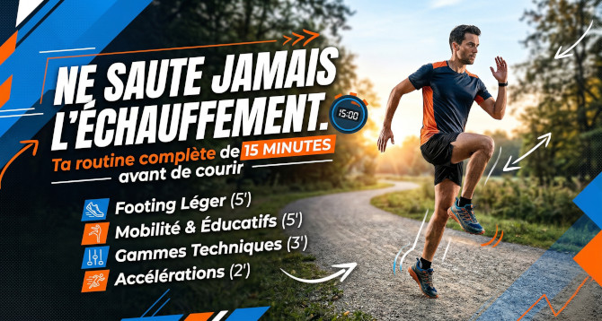 Échauffement course à pied : routine complète