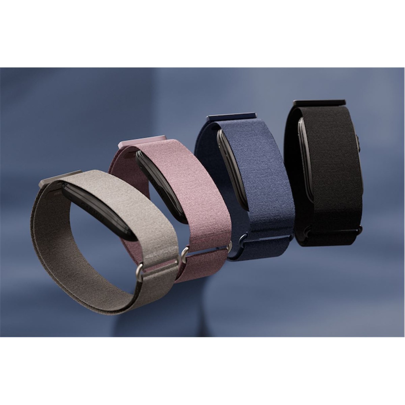 Garmin Cirqa, les quatre coloris du bracelet connecté