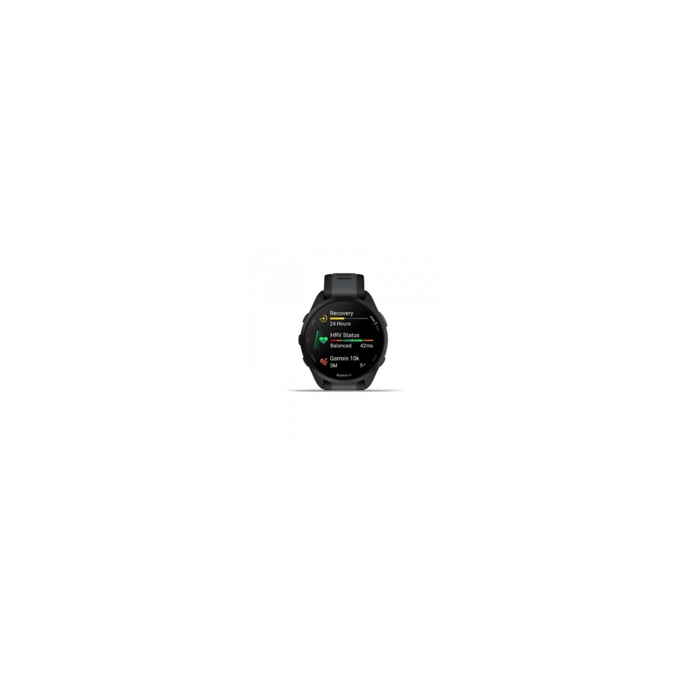 Garmin Forerunner 165 détail bracelet et boîtier