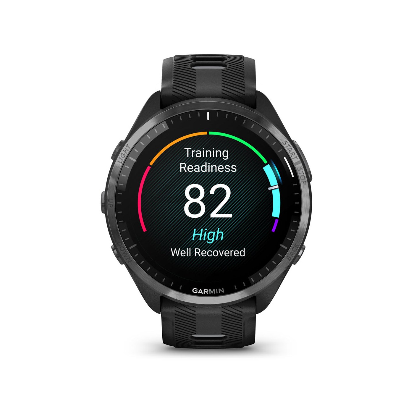 Garmin Forerunner 965 Training Readiness 82 High Well Recovered métriques récupération HRV