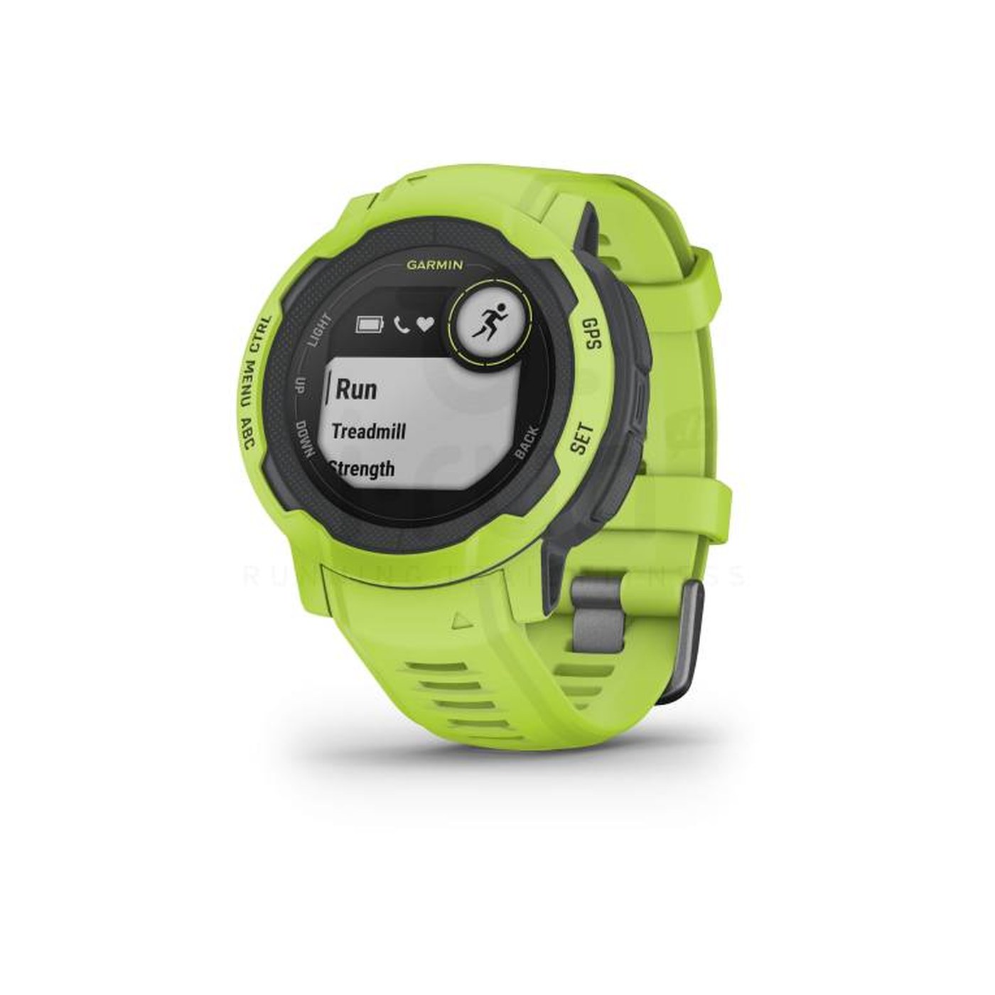 Garmin Instinct 2 Electric Lime, écran activité course