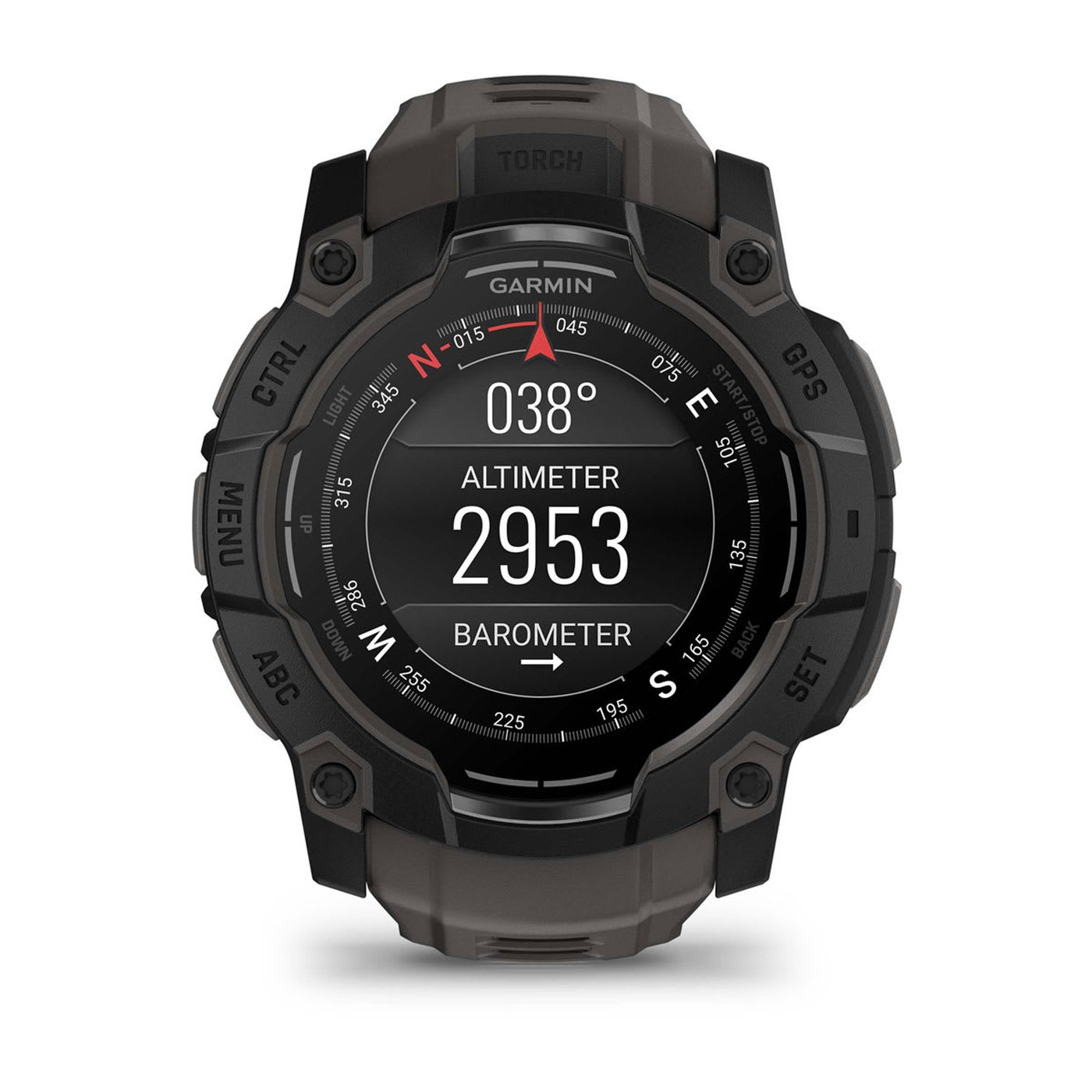 Garmin Instinct 3 AMOLED, boussole et altimètre barométrique, 2953 m