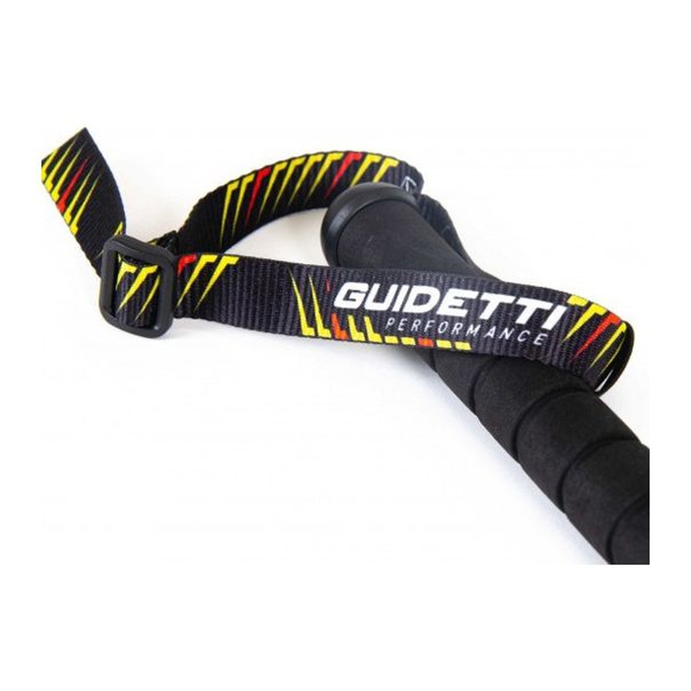 Detailansicht von Griff und Plume-Handschlaufe des Guidetti Platinium Aero Perf