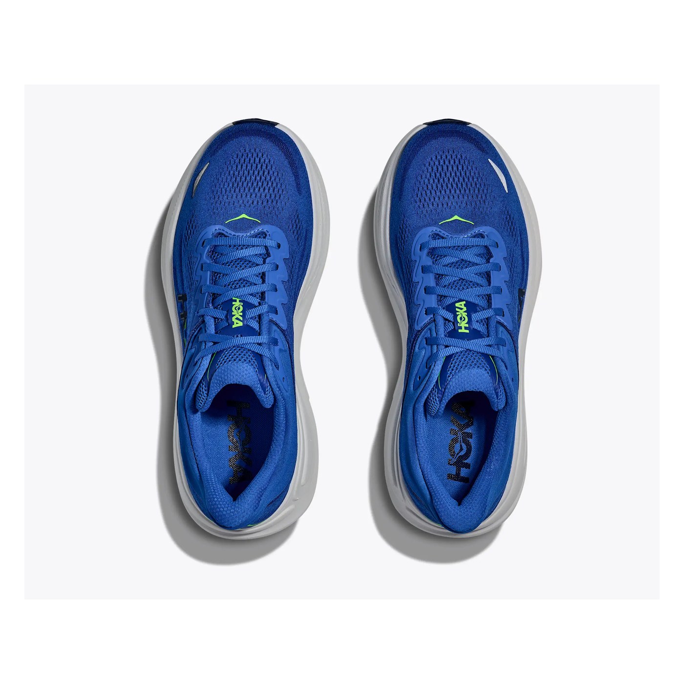 Hoka Bondi 9 vue de dessus tige engineered knit