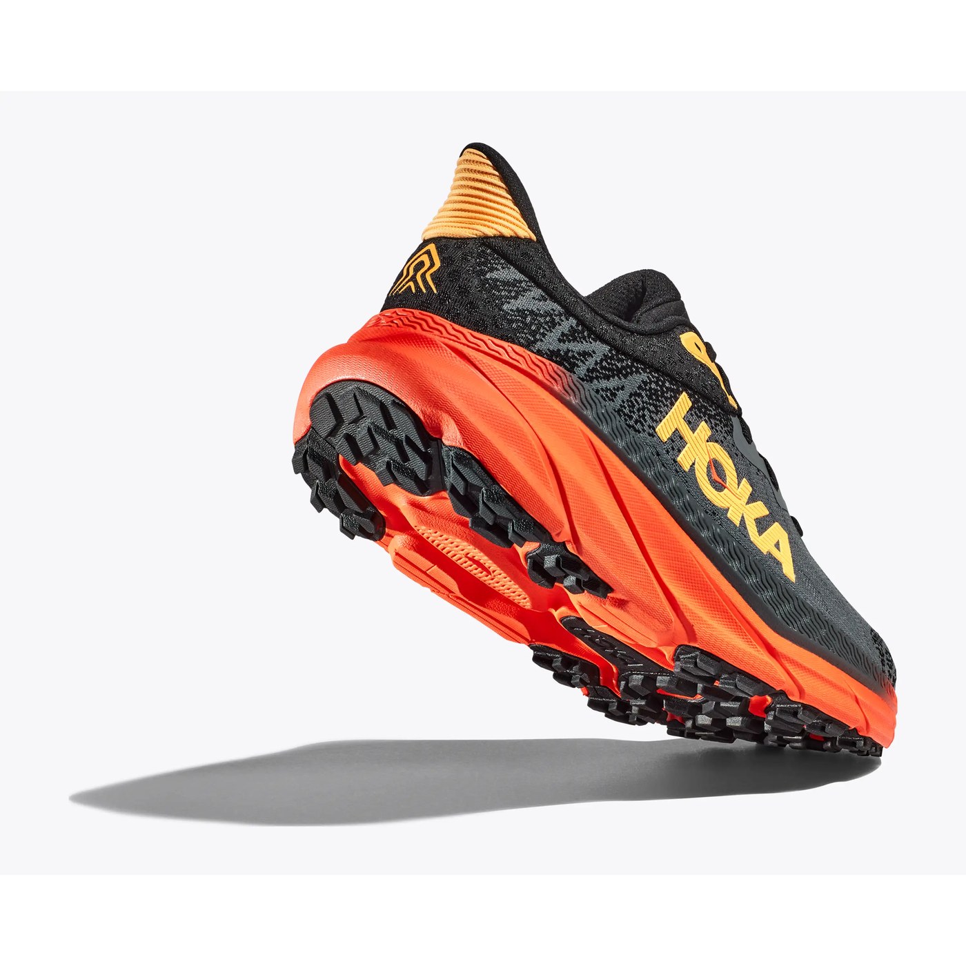 Hoka Challenger 7 vue 3/4 arrière mousse CMEVA
