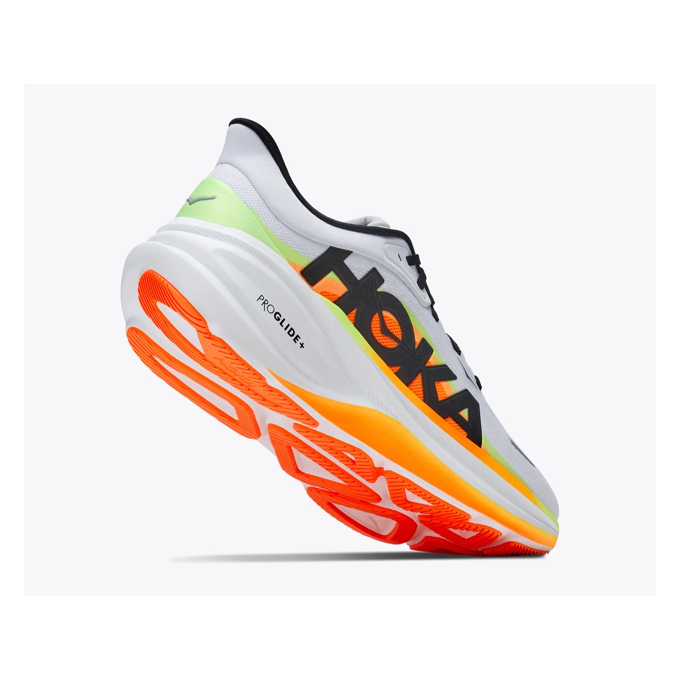 Hoka Clifton Pro profil médial montrant le stack de mousse SCF
