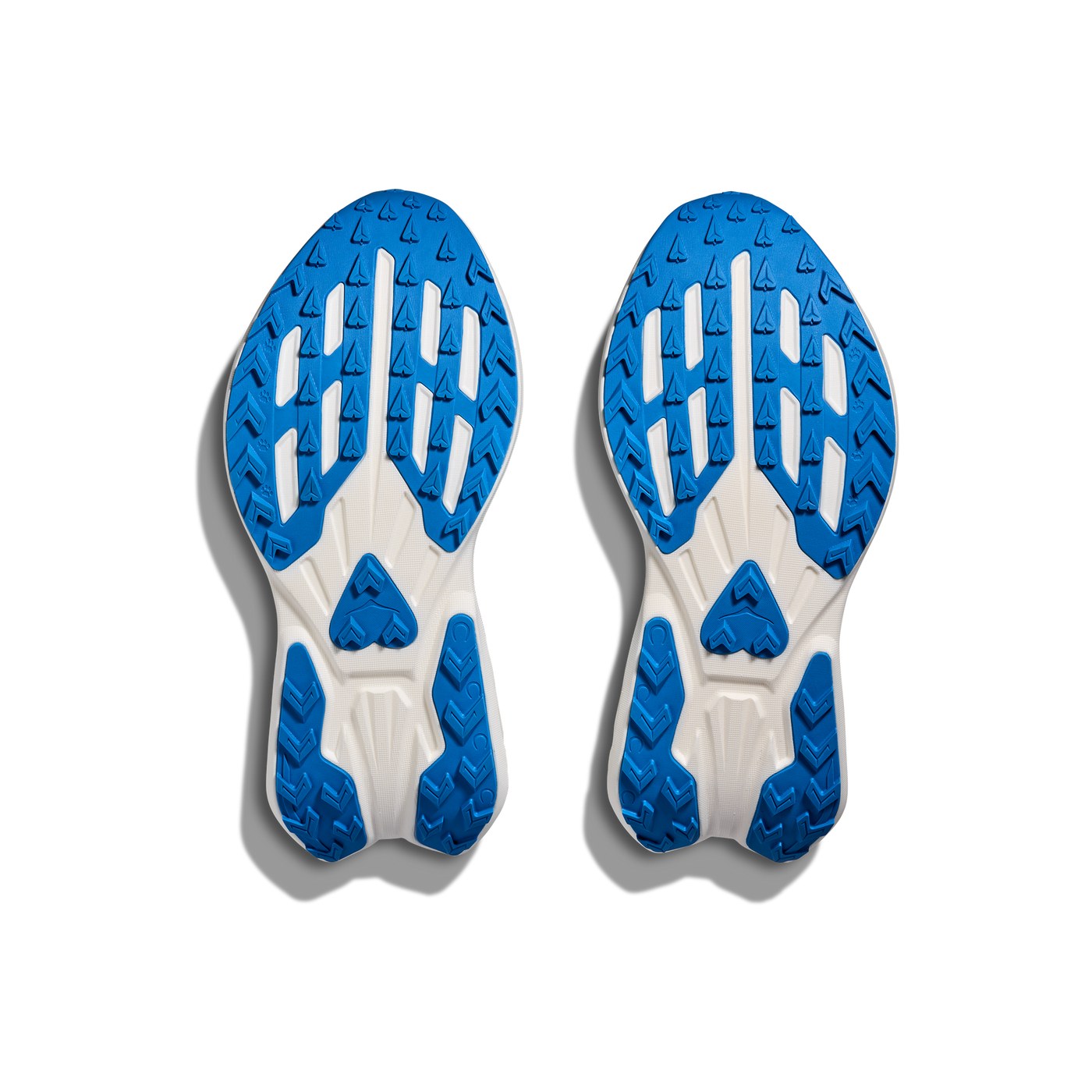 Hoka Rocket X Trail, profil médial, coloris Black/Skyward Blue