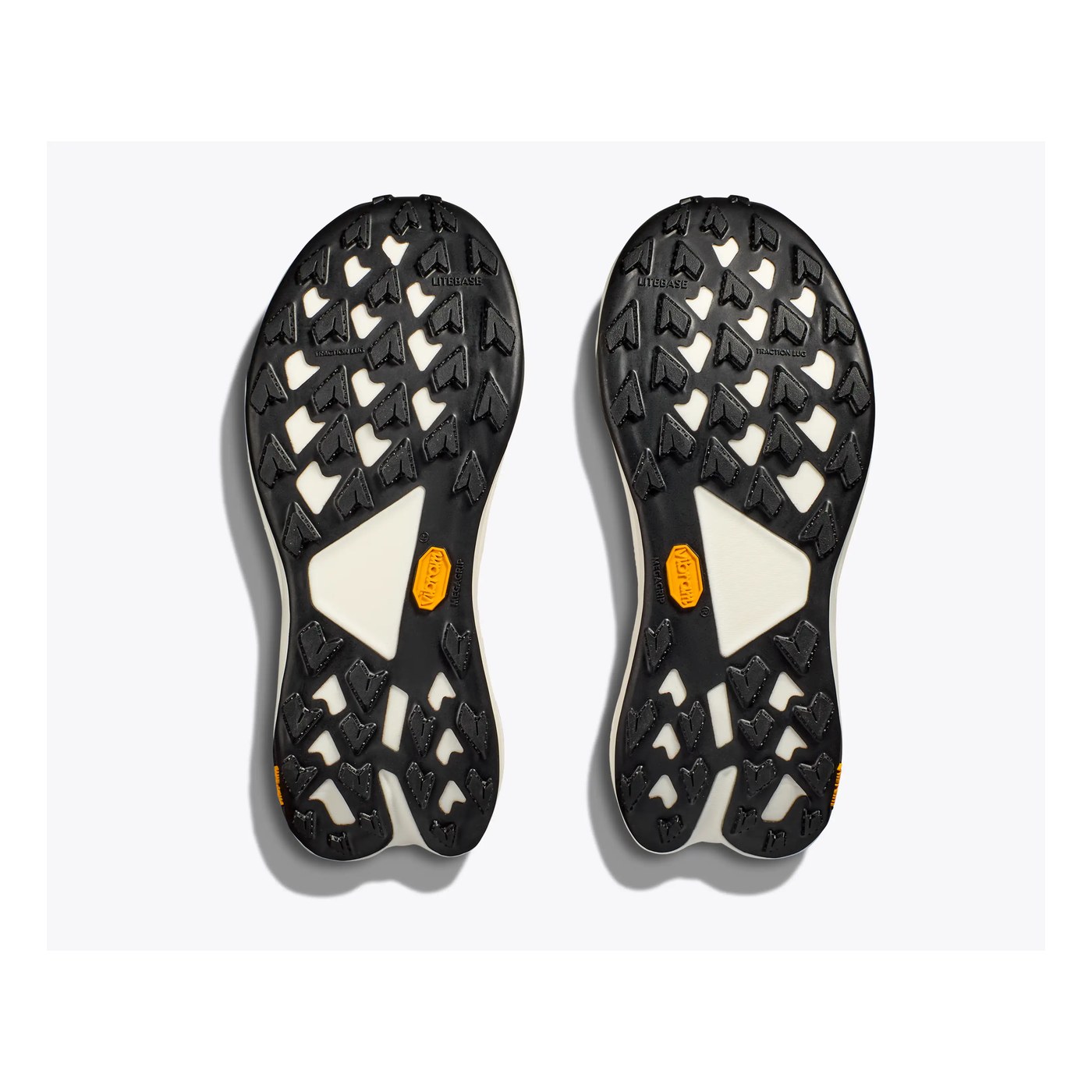 Hoka Tecton X 3, semelle Vibram Megagrip Litebase détaillée