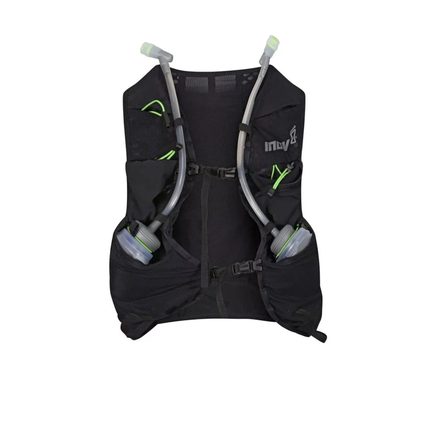 Inov-8 Ultrapac Pro 2in1 vue à plat de dos avec flasques