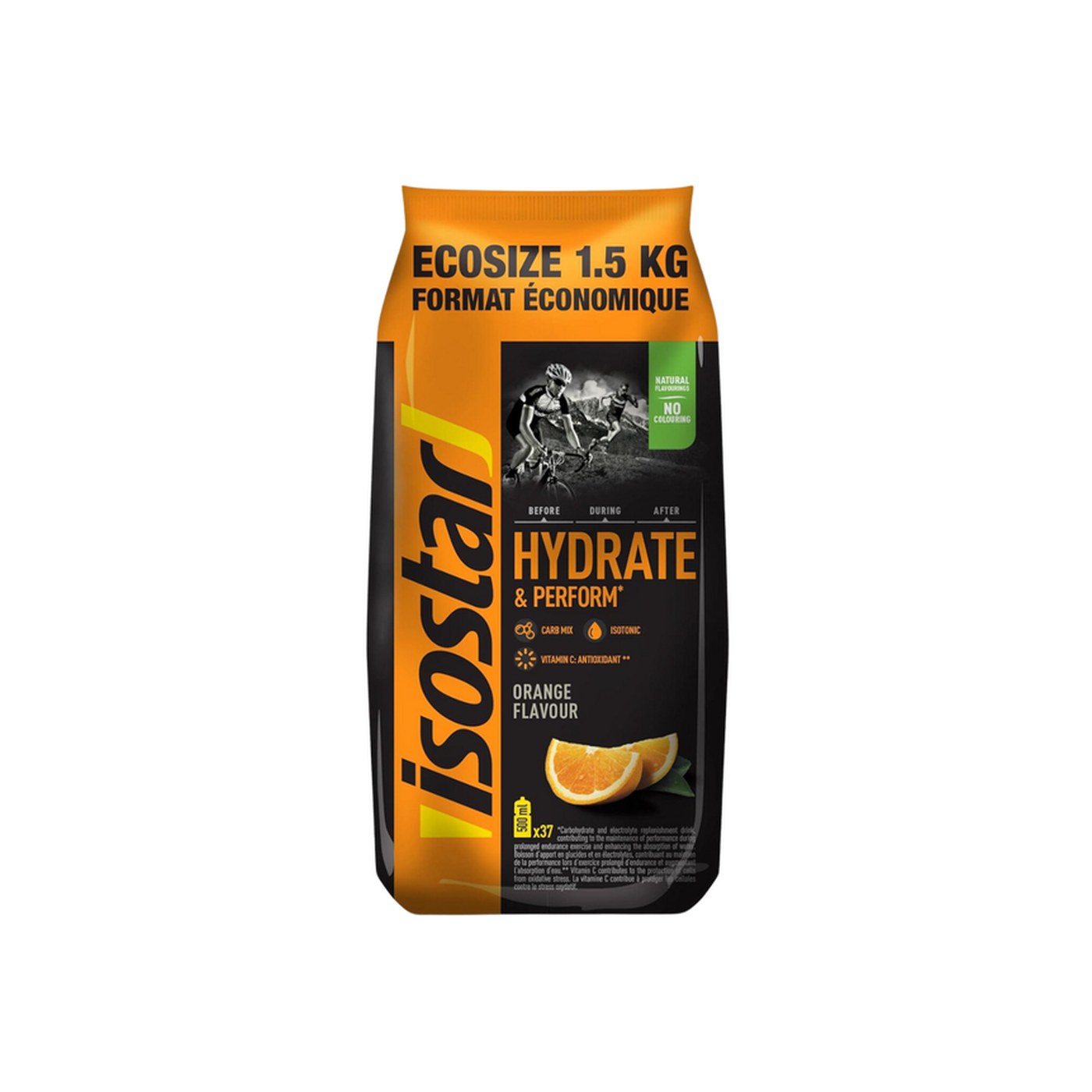 Isostar Hydrate et Perform, format économique 1,5kg saveur orange