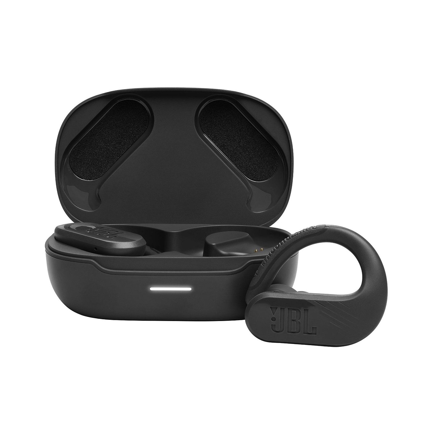 JBL Endurance Peak 3 avec son boîtier de charge