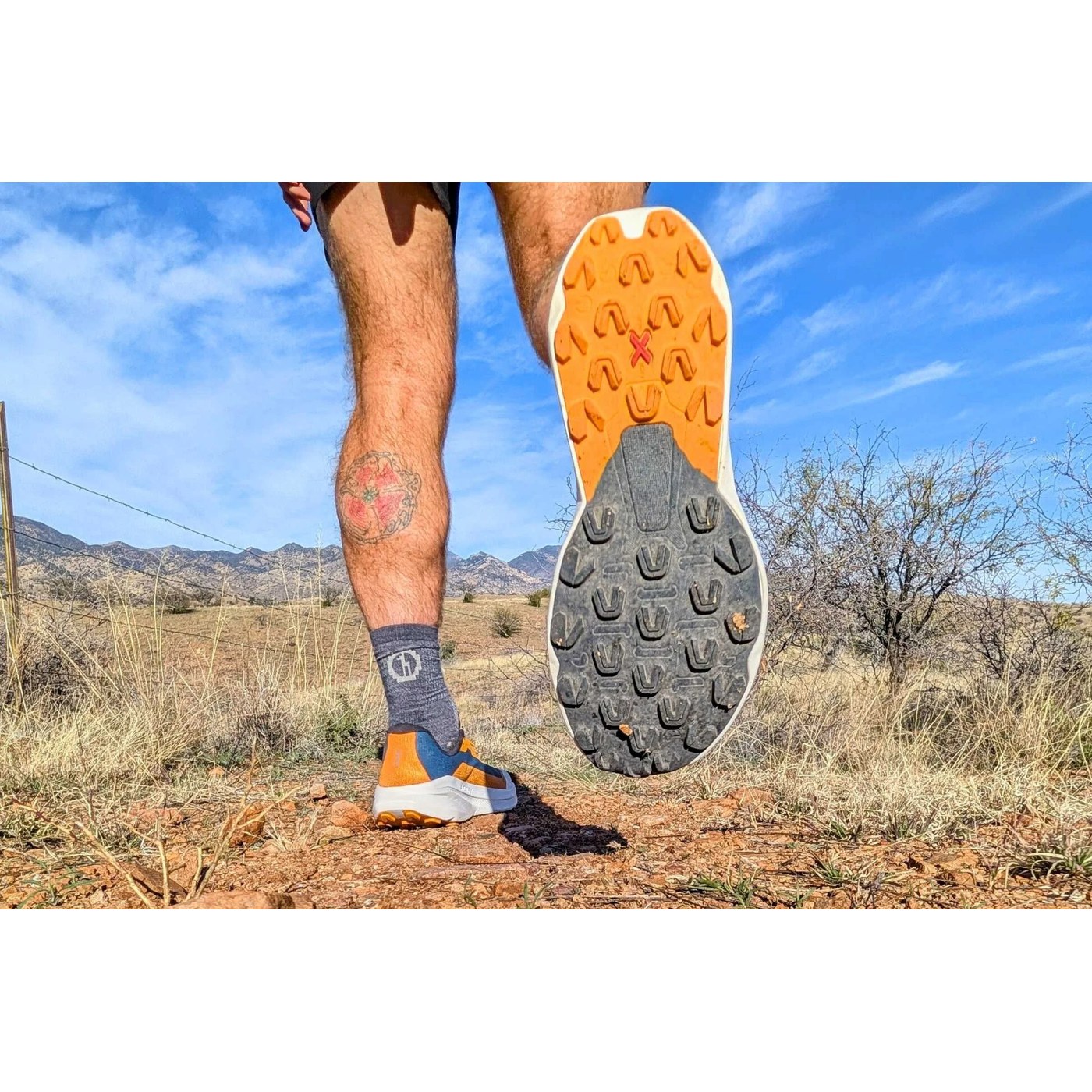 La Sportiva Prodigio 2 vue de la semelle FriXion en course