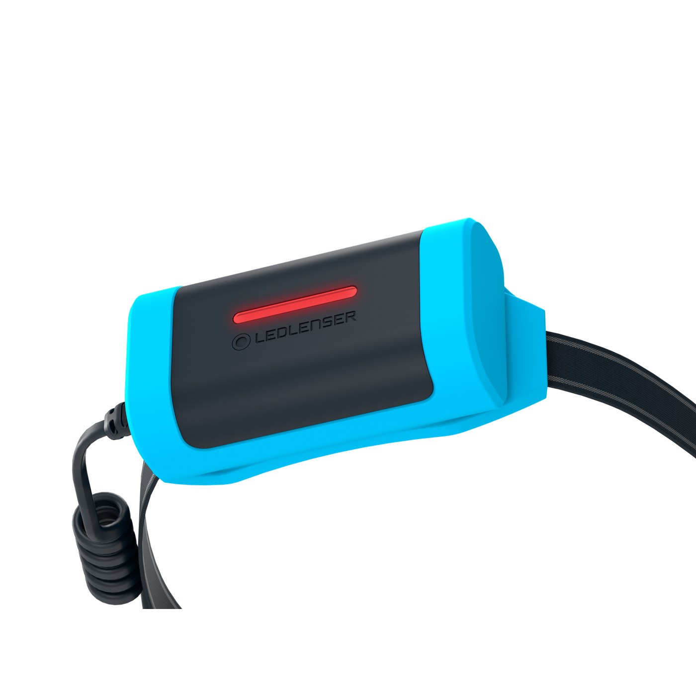 Ledlenser NEO9R bleue, feu arrière rouge