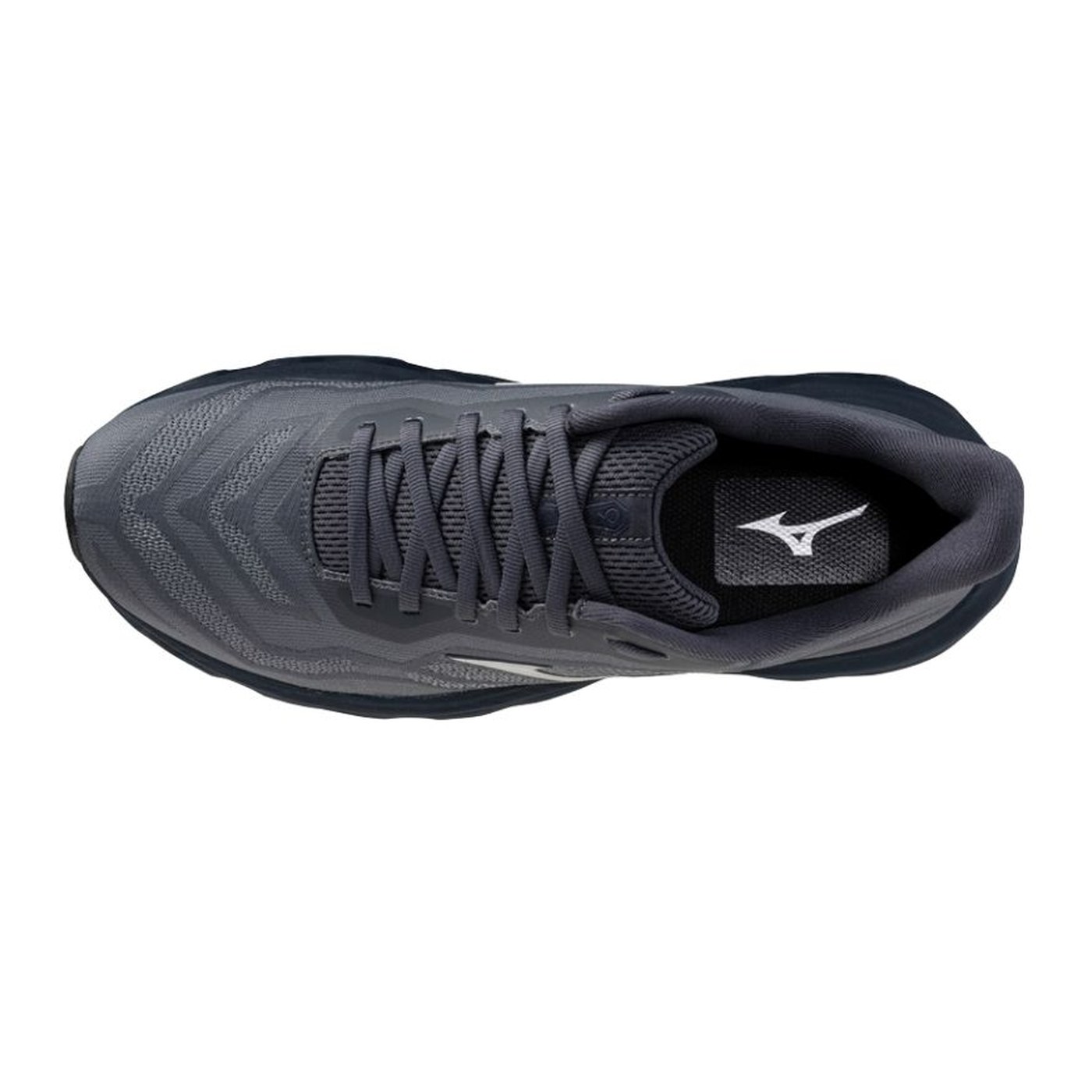 Vue de dessus de la tige de la Mizuno Wave Horizon 9