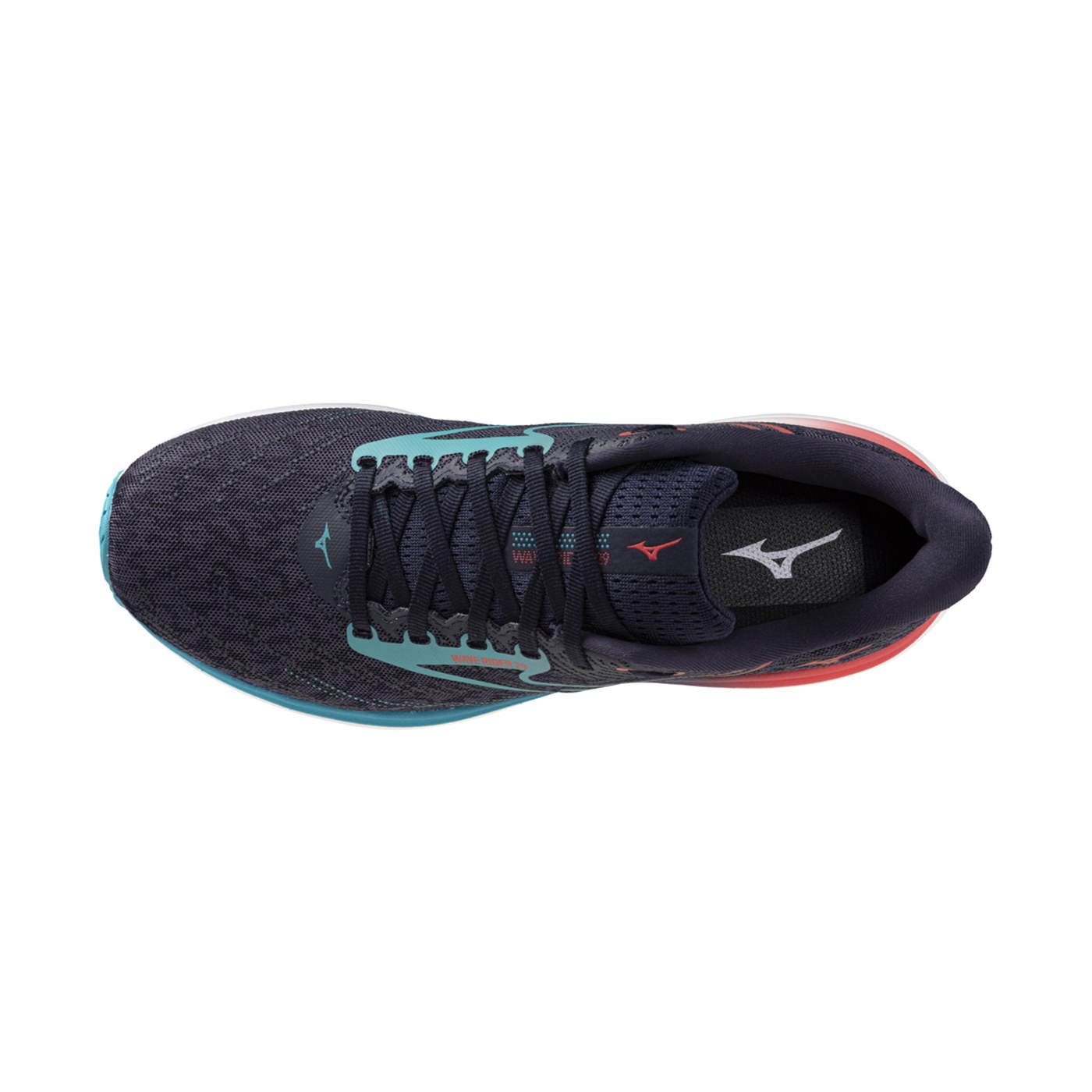 Mizuno Wave Rider 29 vue de profil avec stack 39 mm visible