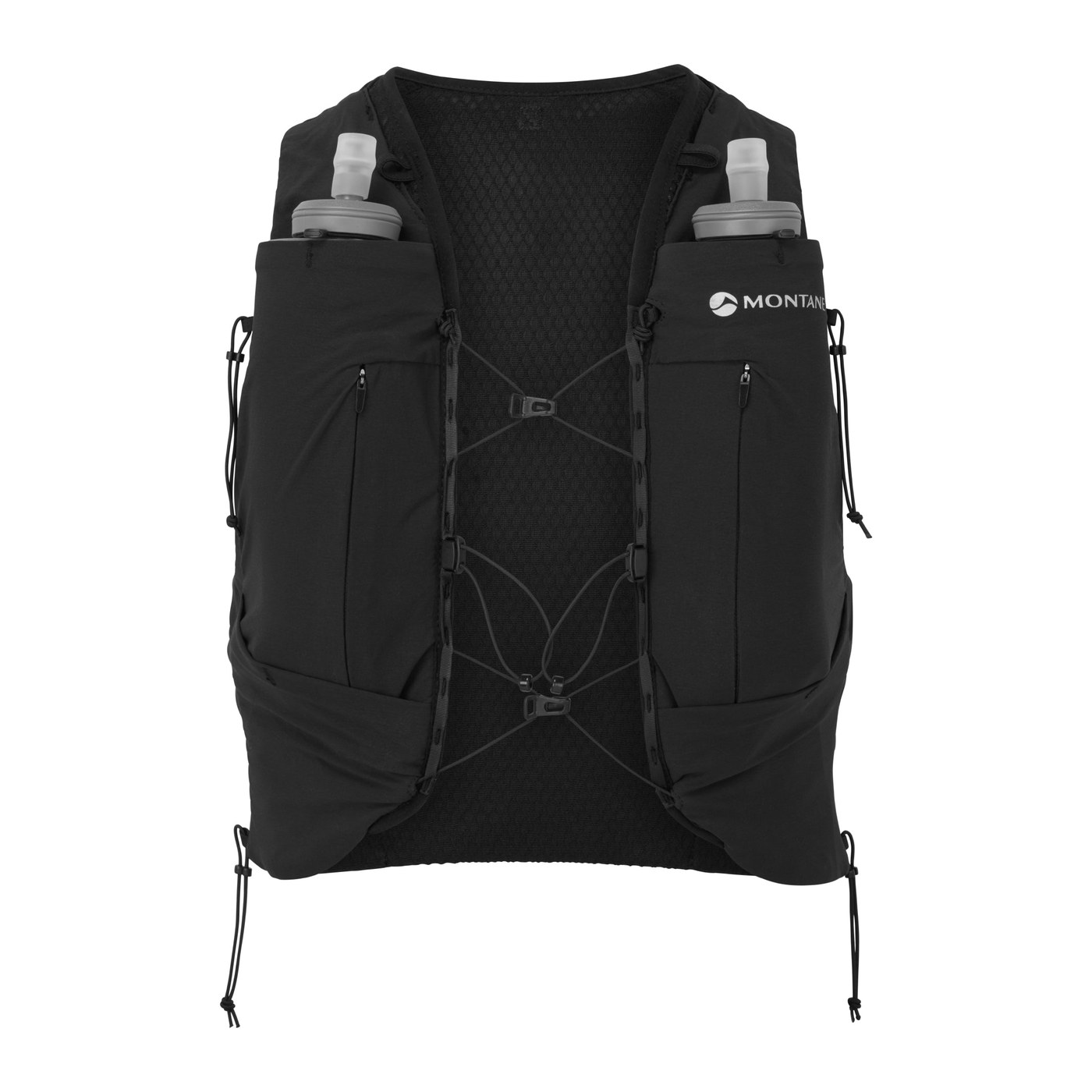 Montane Gecko VP 5+ vue de dos avec poche dorsale zippée