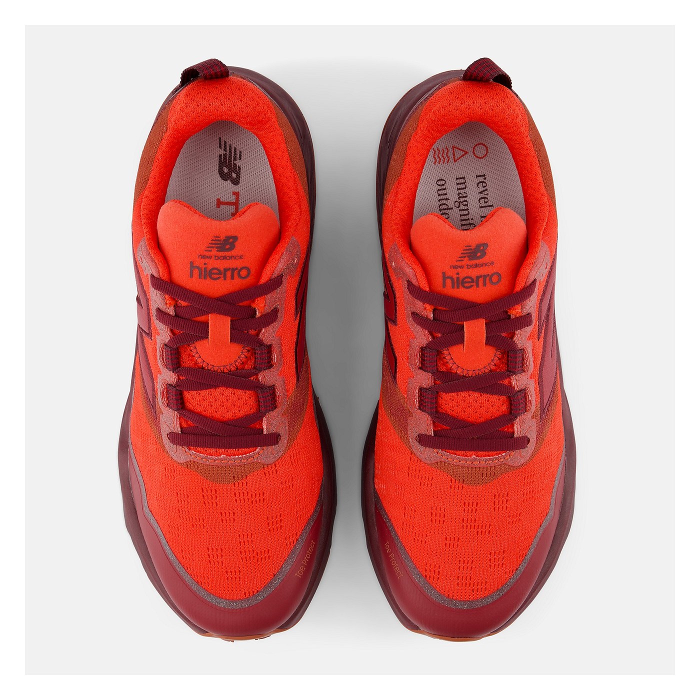 New Balance Hierro v9, vue du dessus