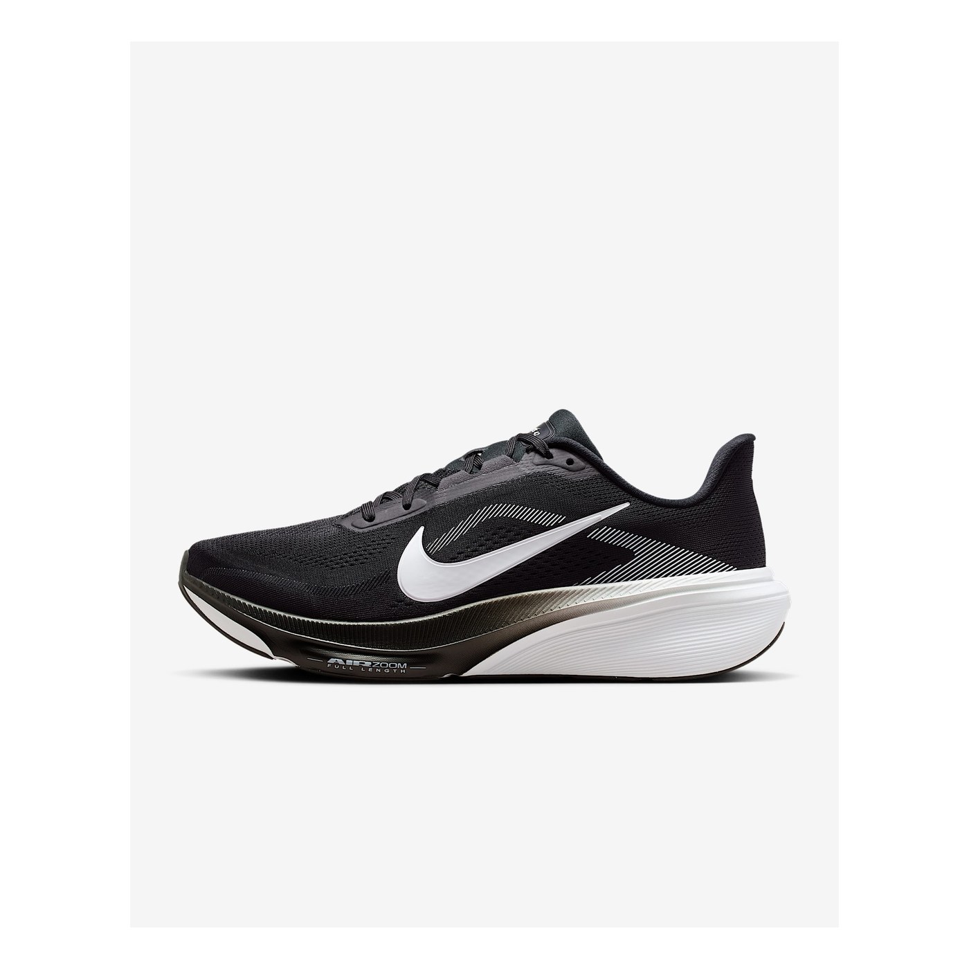 Nike Pegasus 42, vue de profil latéral, drop 10 mm visible