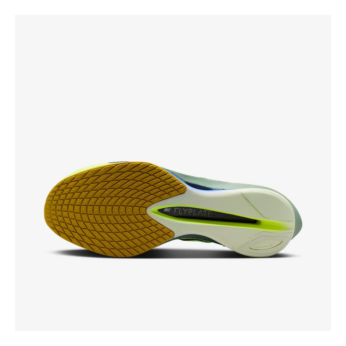 Nike Vaporfly 4 — semelle extérieure avec FLYPLATE en carbone visible