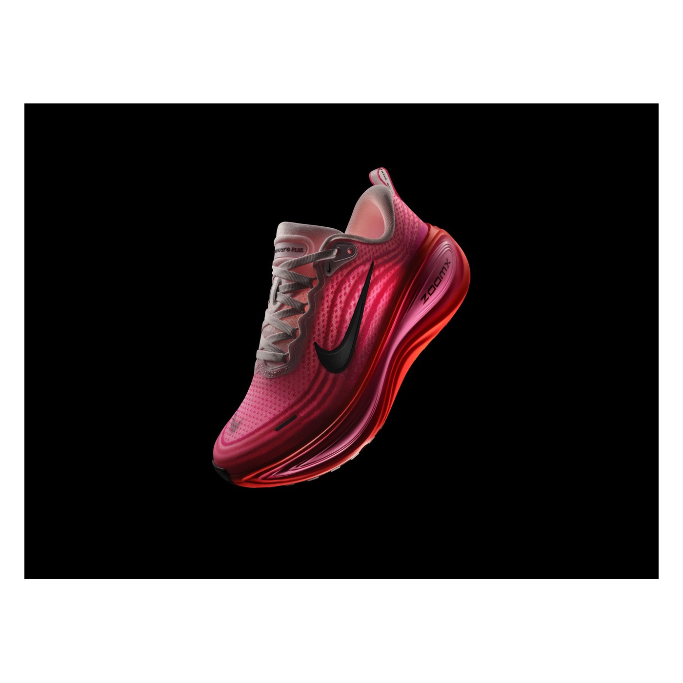 Nike Vomero Plus vue 3/4 face Hot Pink ZoomX