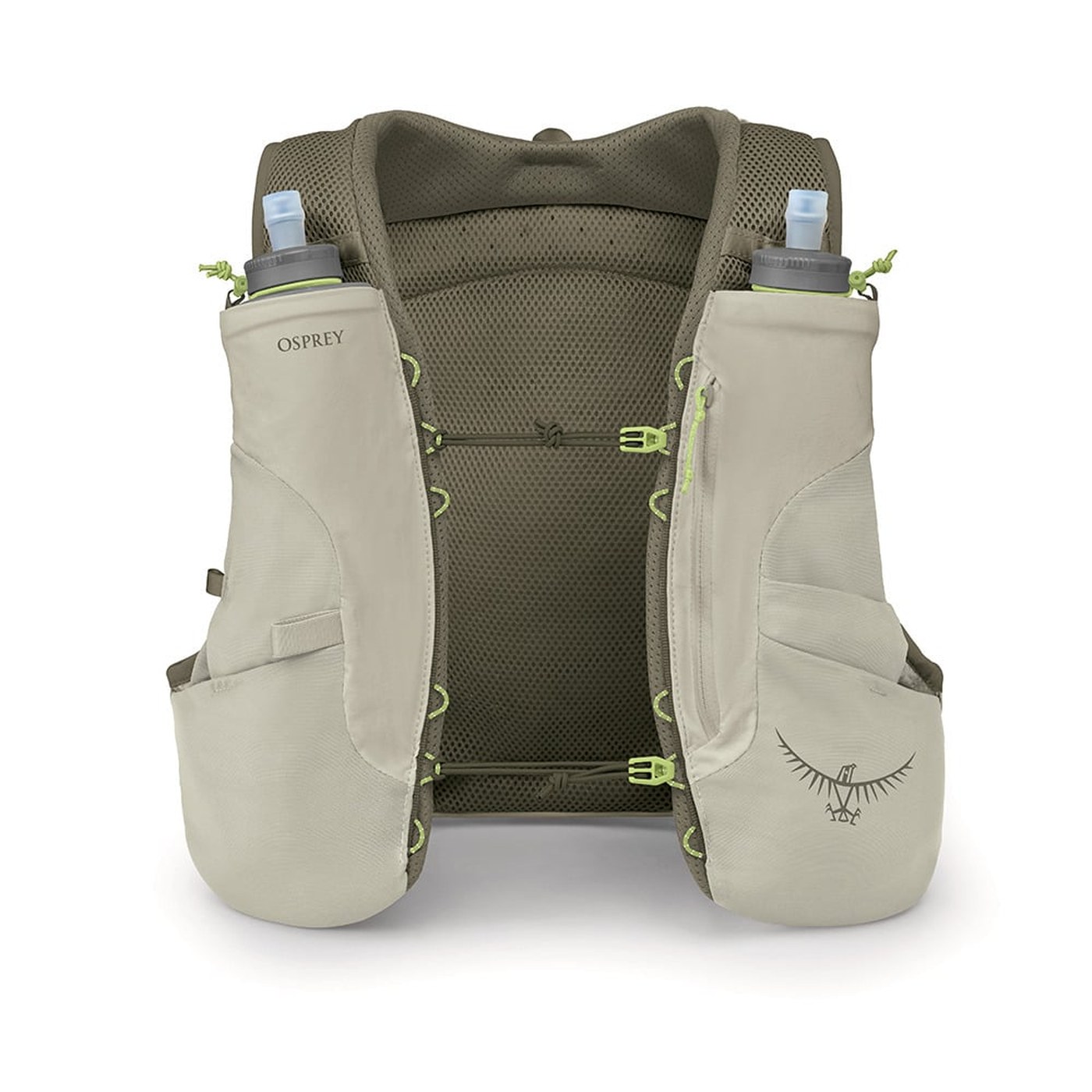 Osprey Duro 6 S26 vue dorsale panneau arrière mesh 360 degrés et flasques Hydraulics