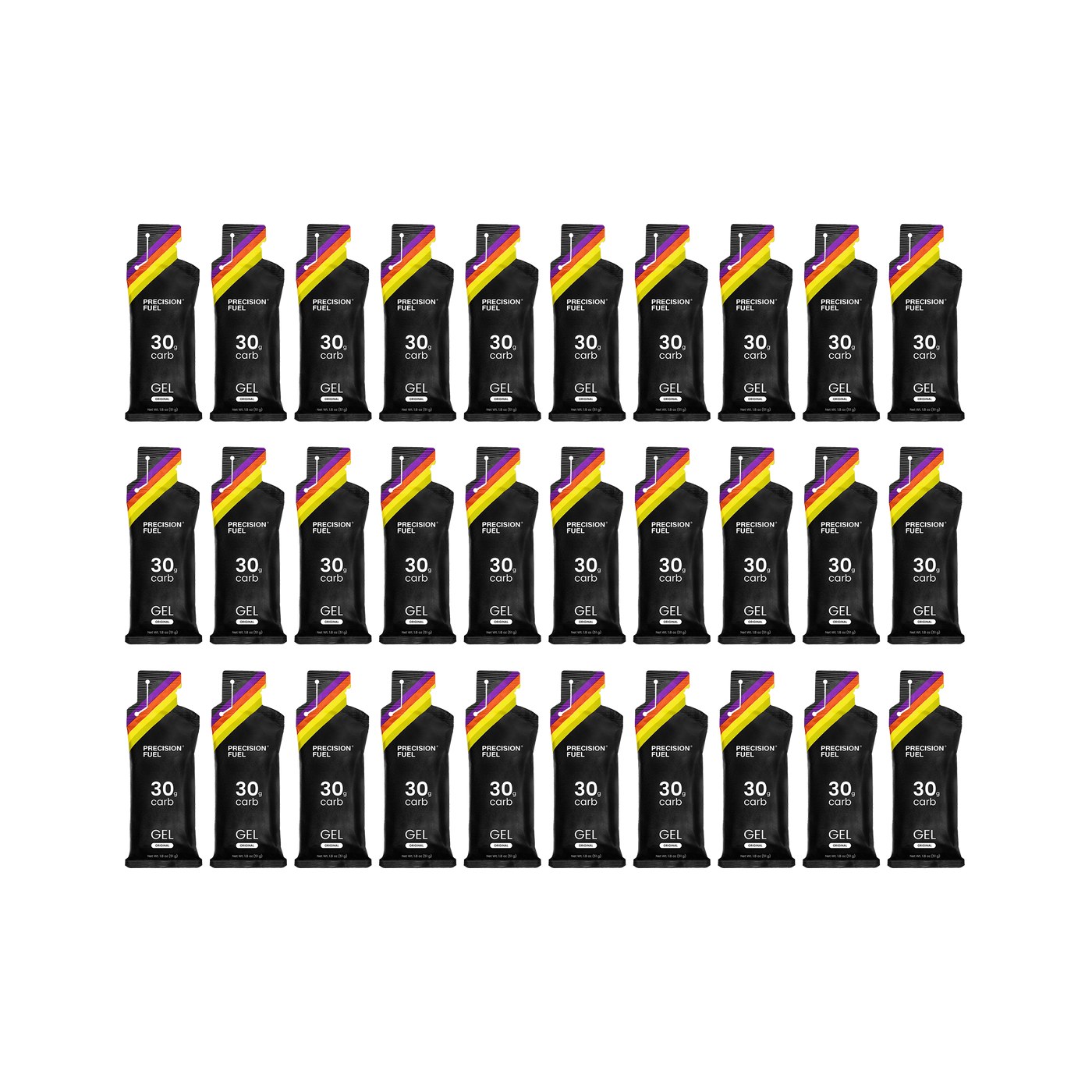 Precision Fuel PF 30 Gel boite de 30 sachets gamme