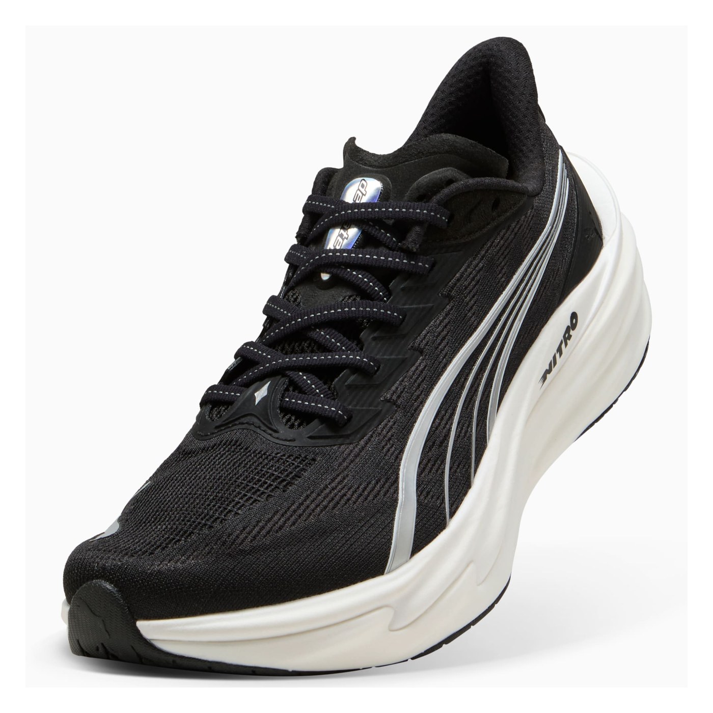 Puma Deviate NITRO 4 zoom détail talon et midsole NITRO