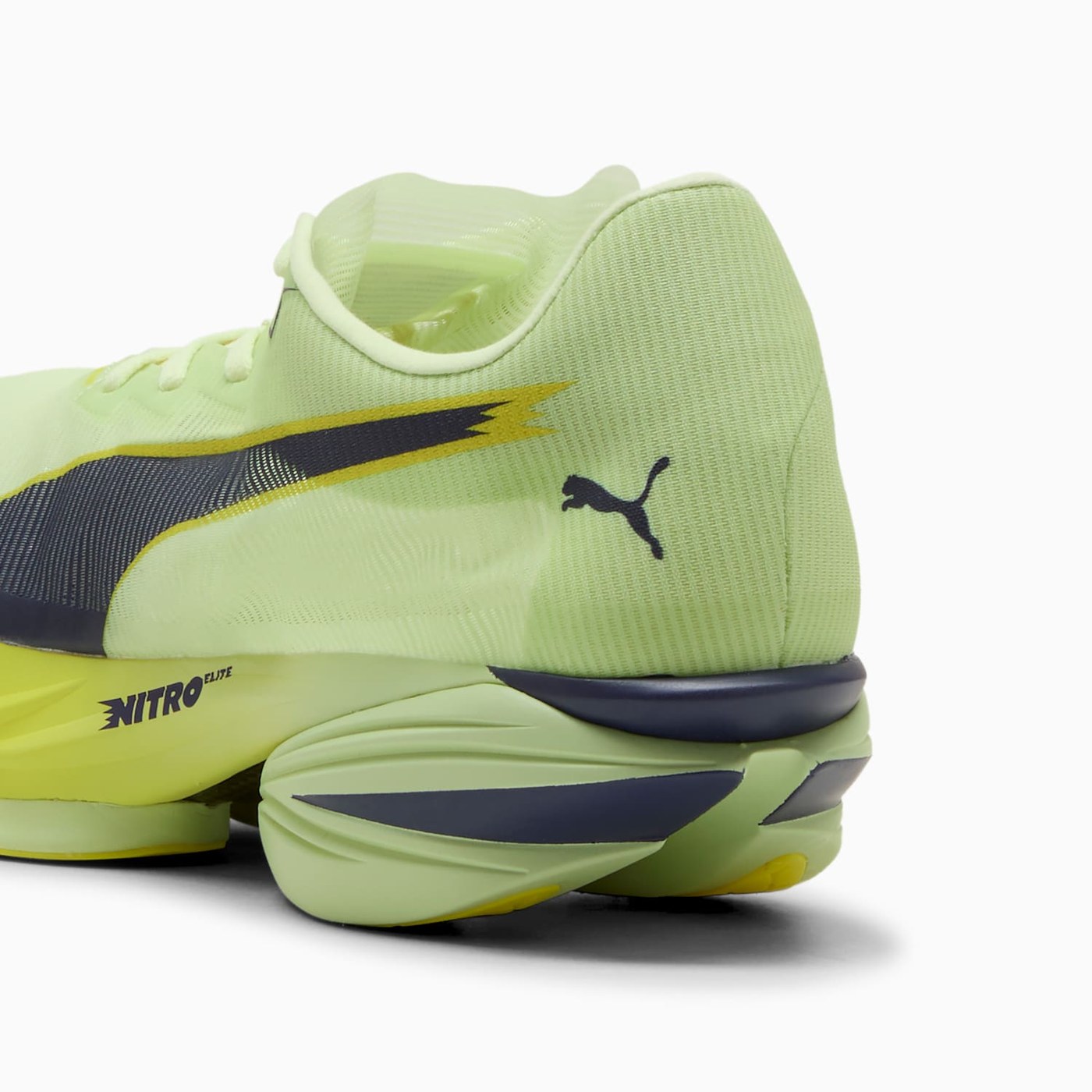 Puma Fast-R Nitro Elite 3 vue arrière, talons et zone de propulsion NITRO Elite