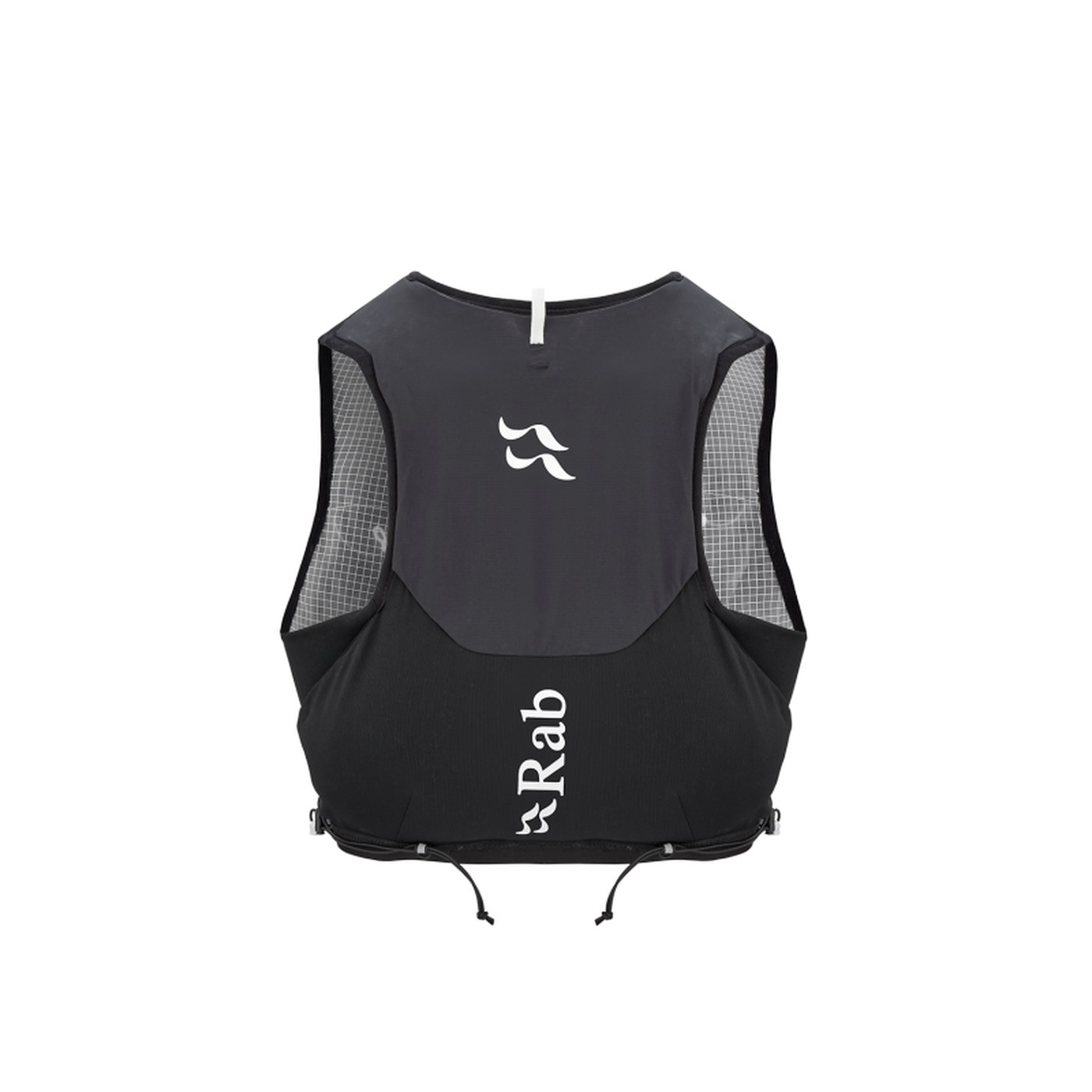 Vue arrière dorsale Rab Veil 6L Black avec mesh structurel