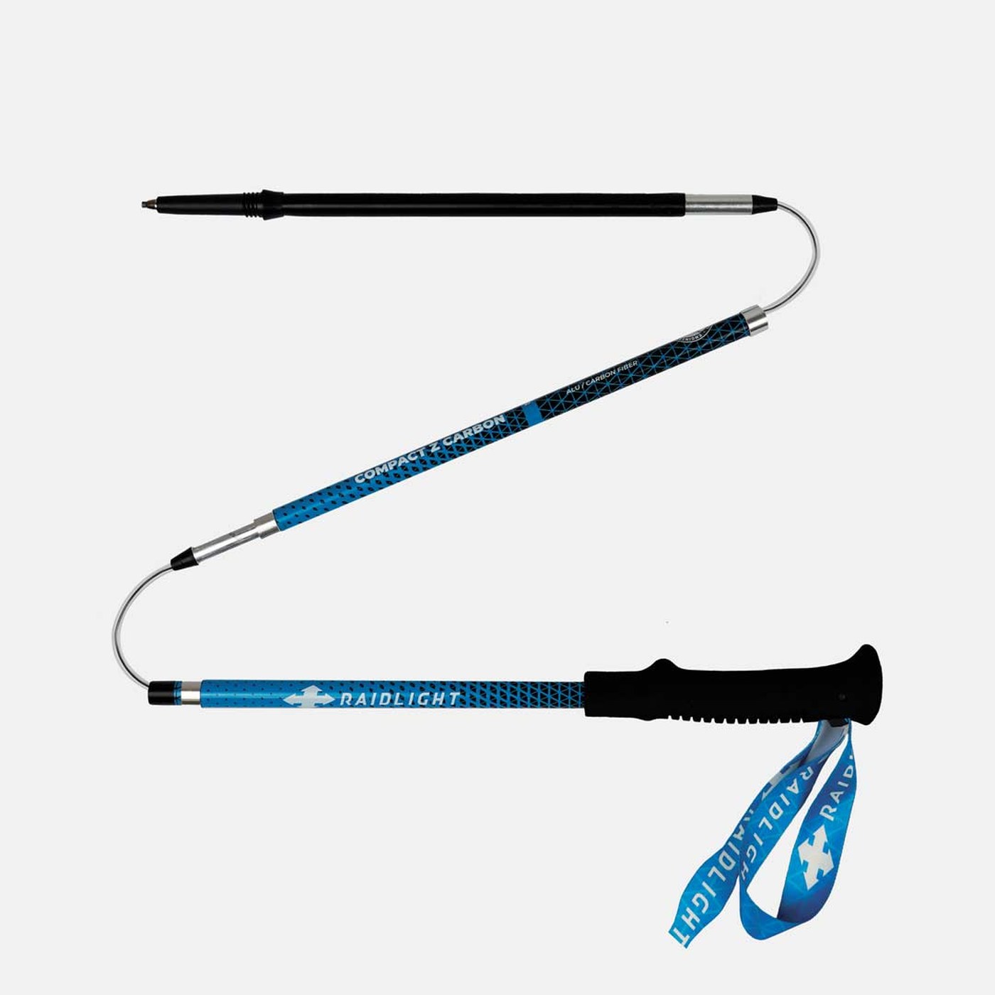 Raidlight Compact Z Carbon deplie avec dragonne